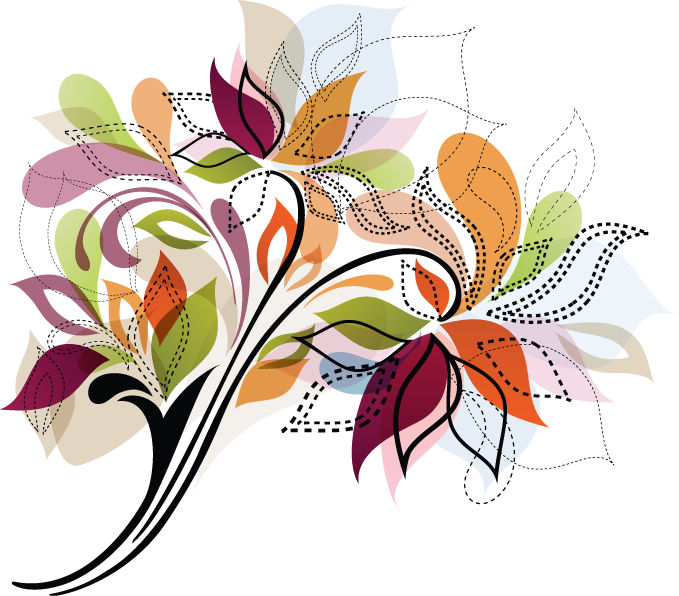free vector Flower Design Element Vector Illustration